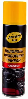 Полироль приборной панели матовый, Лимон, аэрозоль 335 мл ASTROhim AC2345