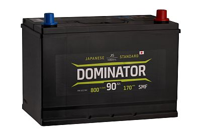 Автомобильный аккумулятор DOMINATOR (JIS) 6CT-90 А (0) (арт.590322062)